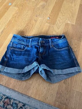 X2 Cuffed Jean Shorts